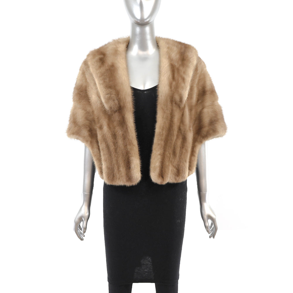 Mink fur 2025 stole for sale
