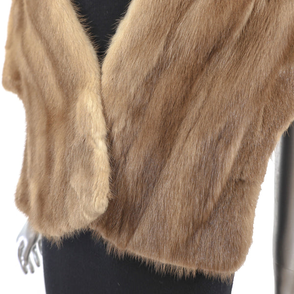 Pastel Mink Stole with Lunaraine Mink Hat- Size M