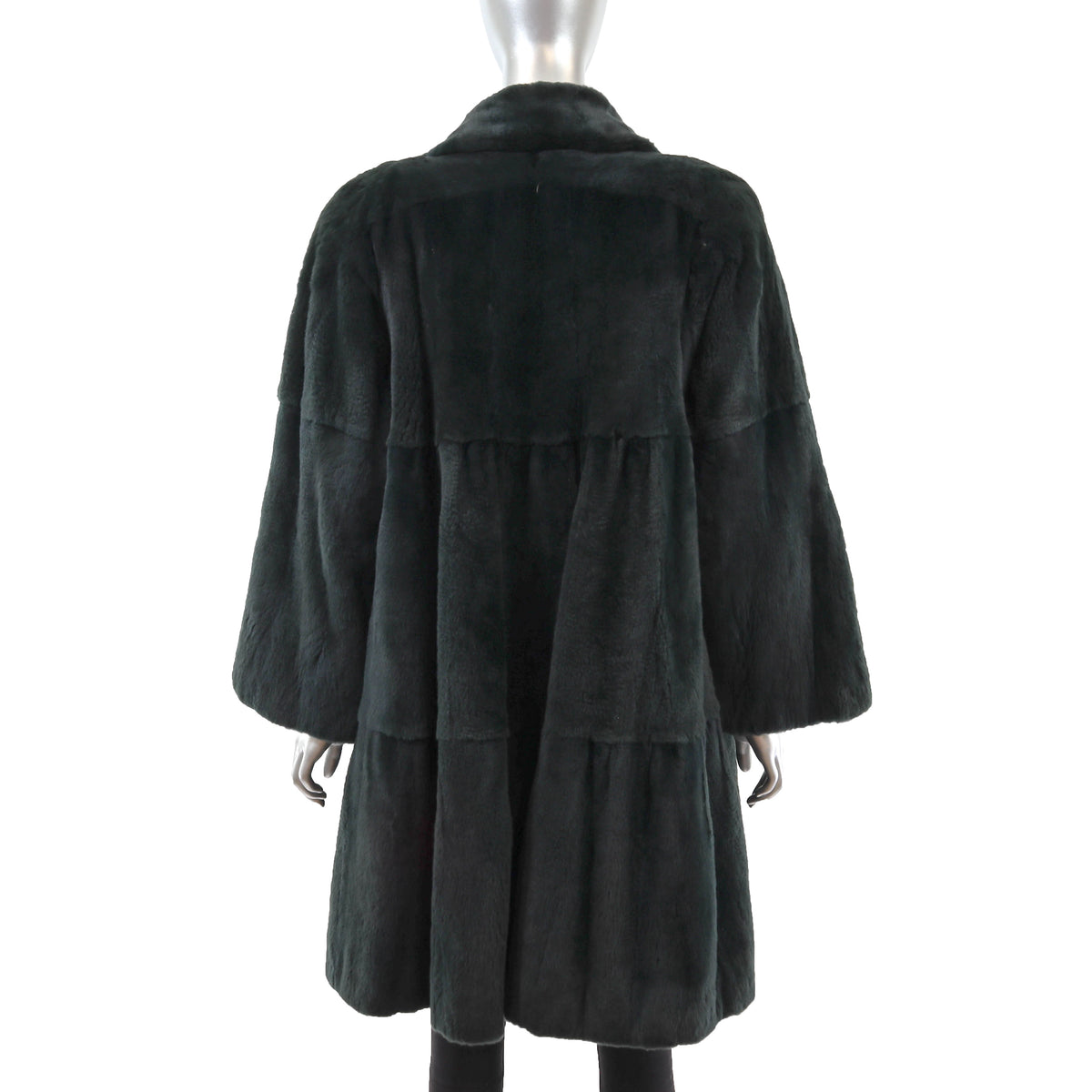 Green Sheared Mink Stroller- Size L
