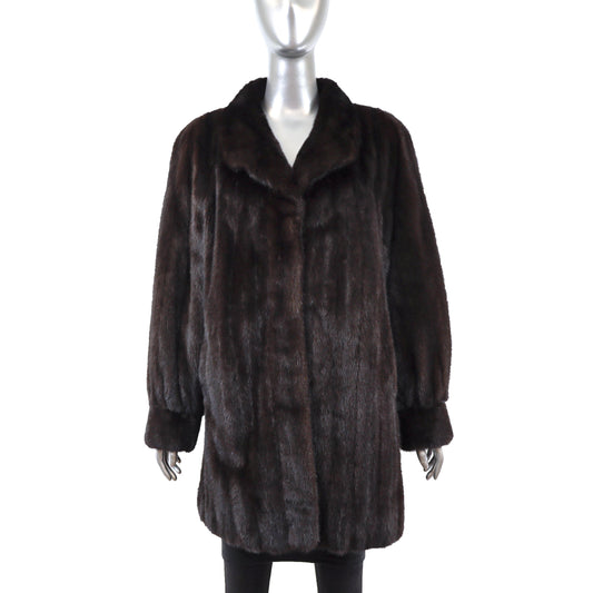 Dark Brown Mink Stroller- Size M