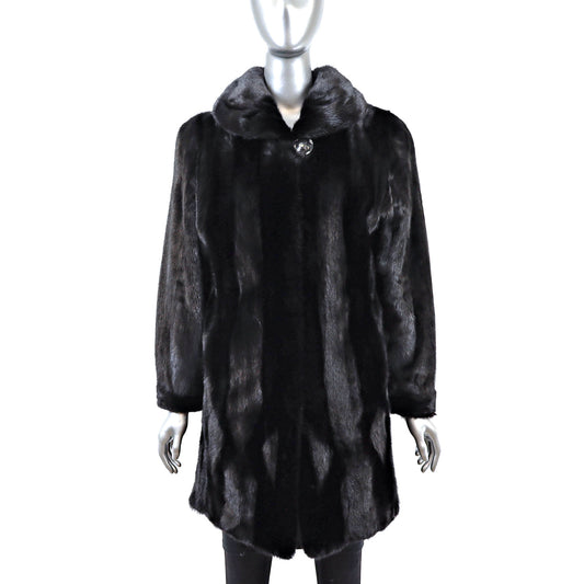 Black Mink Stroller- Size L