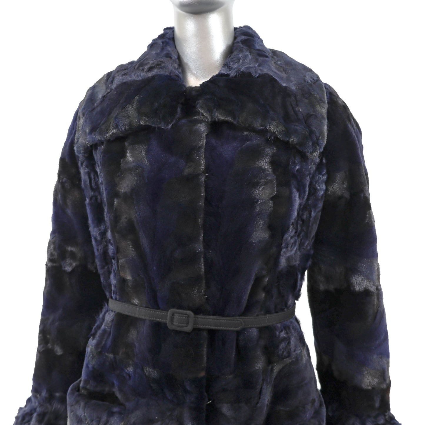 Semi Sheared Mink Stroller with Lamb- Size S