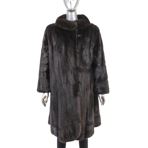 Dark Mahogany Mink Stroller- Size XL