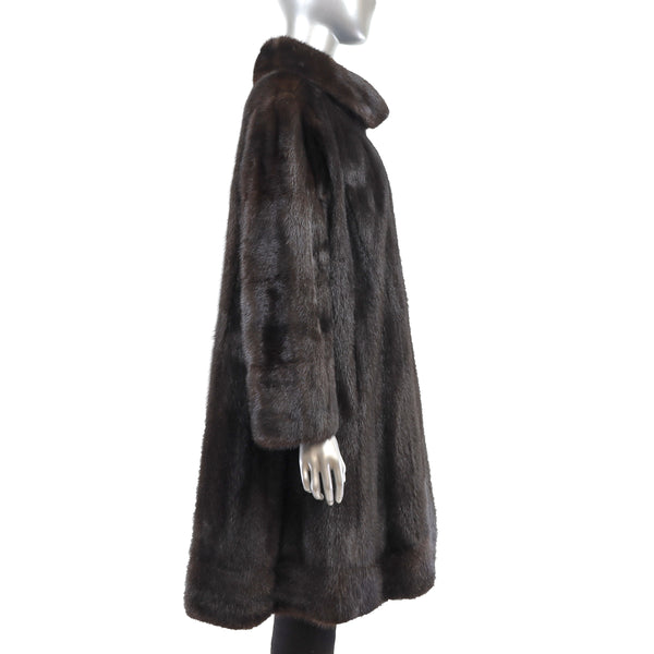 Dark Mahogany Mink Stroller- Size XL