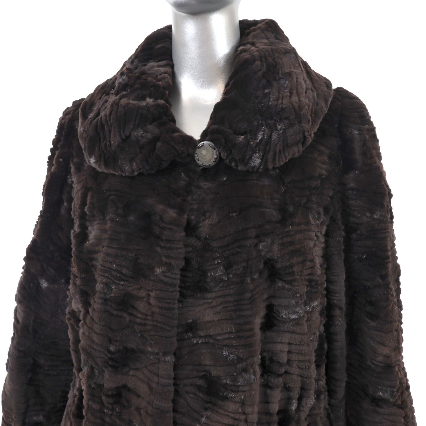 Semi Sheared Mink Jacket- Size M