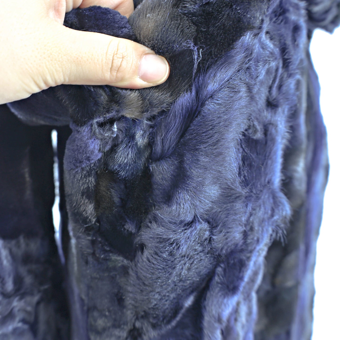 Semi Sheared Mink Stroller with Lamb- Size S