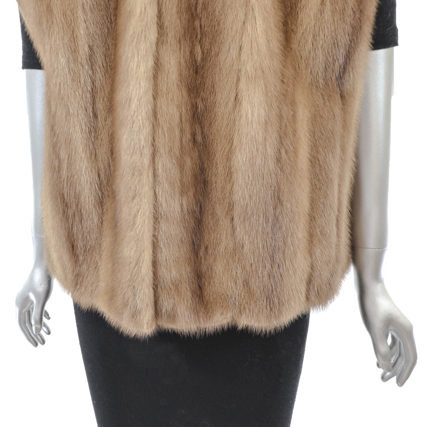 Light Brown Mink Vest- Size L
