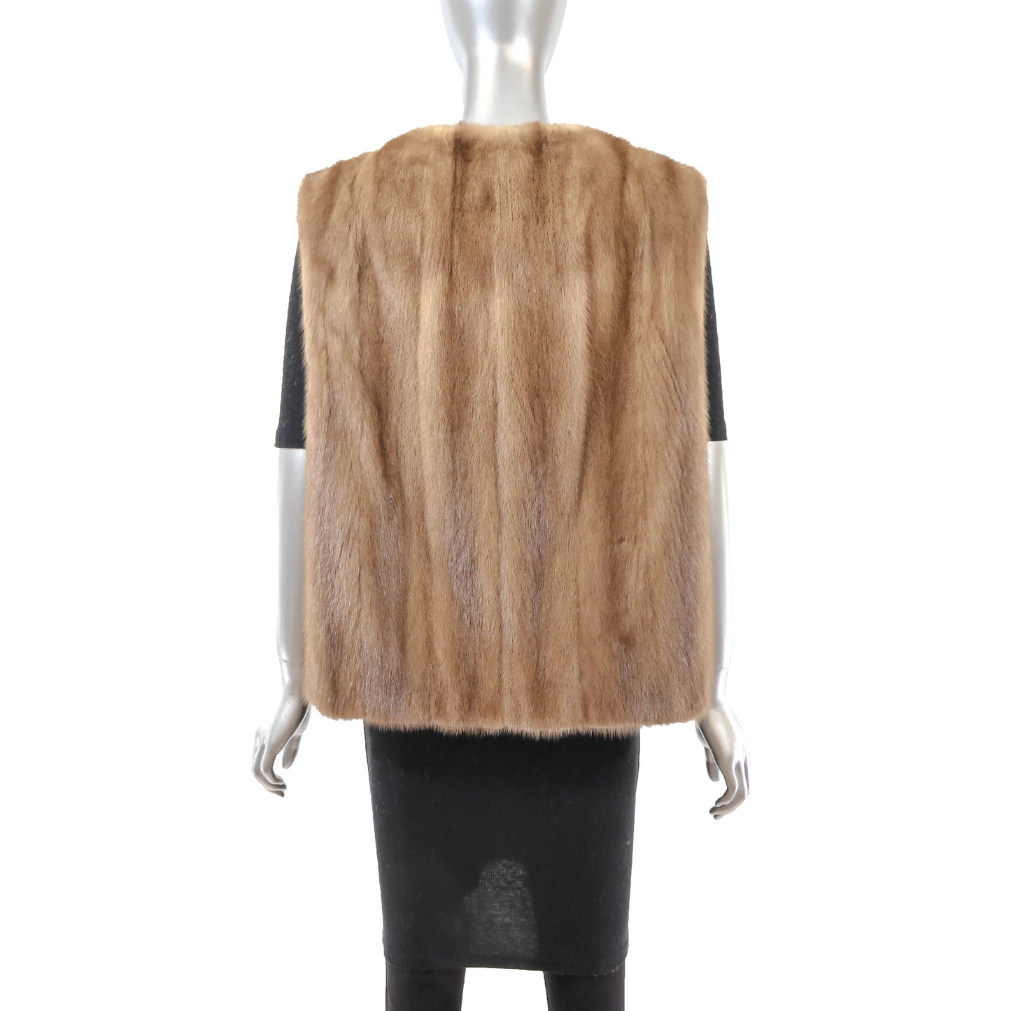 Light Brown Mink Vest- Size L