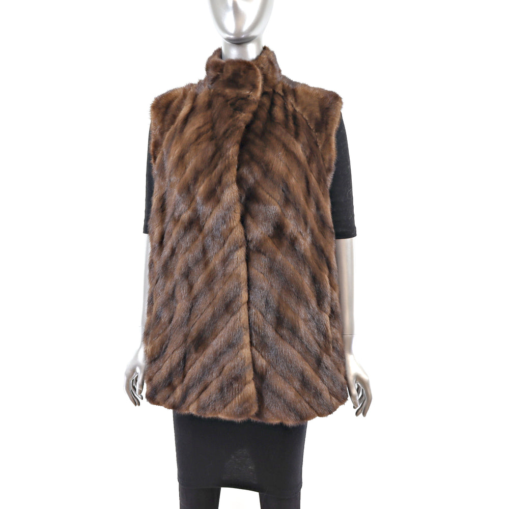 Valentino/ Furs Alixandre Lunaraine Mink Vest- Size M