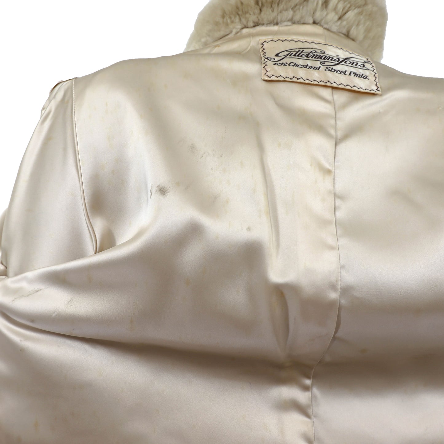 Beige Mouton Jacket- Size S