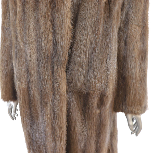 Brown Muskrat Coat- Size M