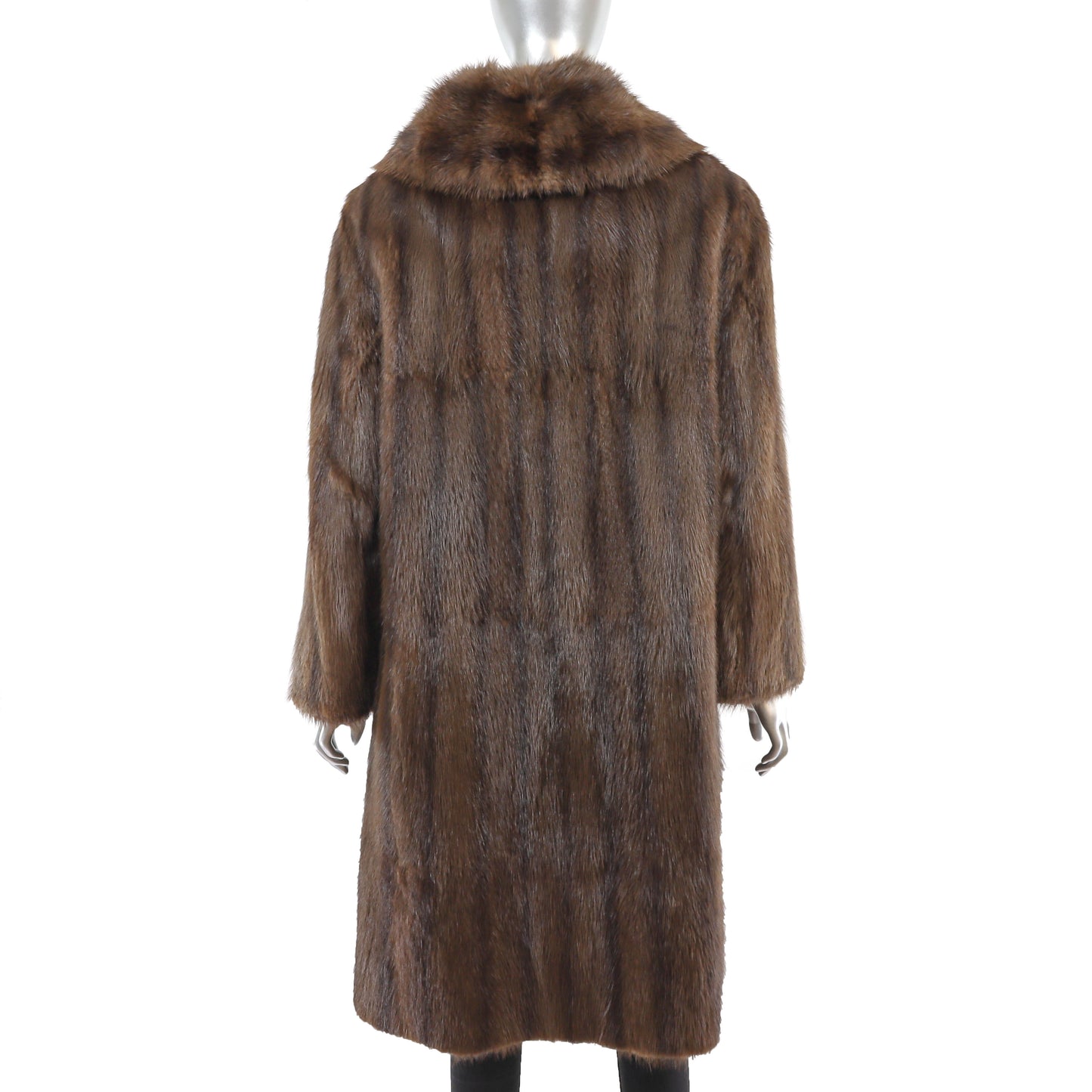 Brown Muskrat Coat- Size M
