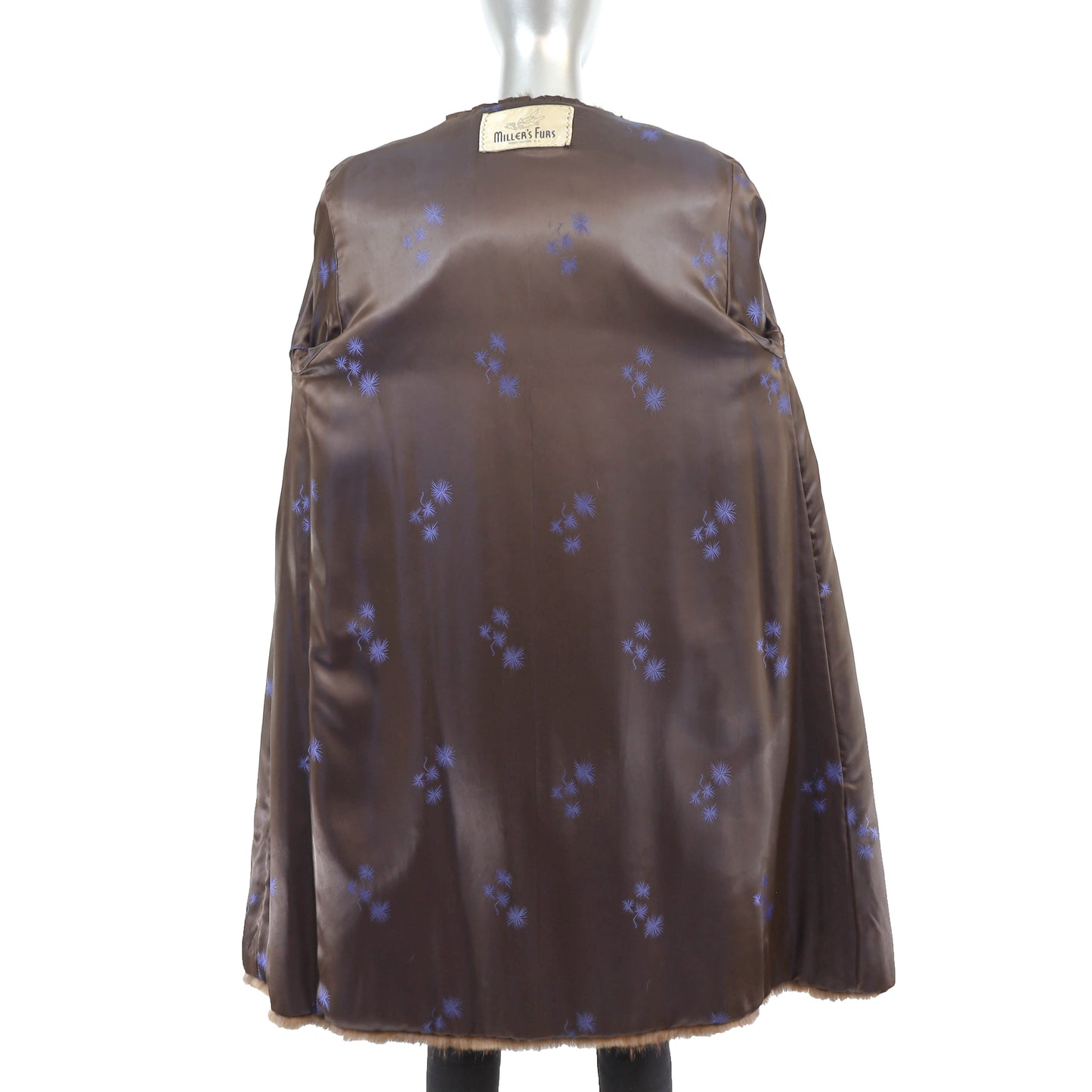 Brown Muskrat Coat- Size M
