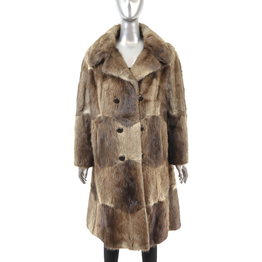 Muskrat Coat- Size L