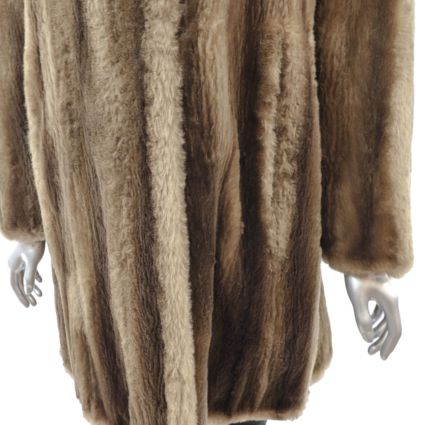 Sheared Nutria 3/4 Coat- Size XL