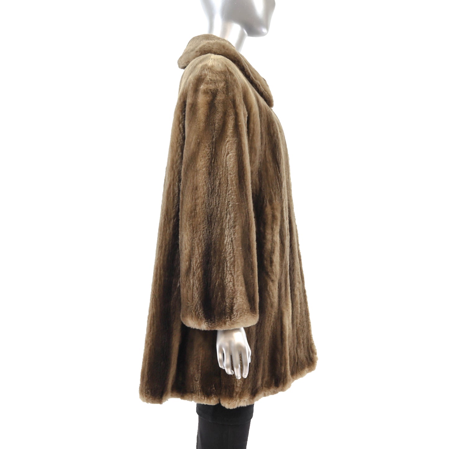 Sheared Nutria 3/4 Coat- Size XL