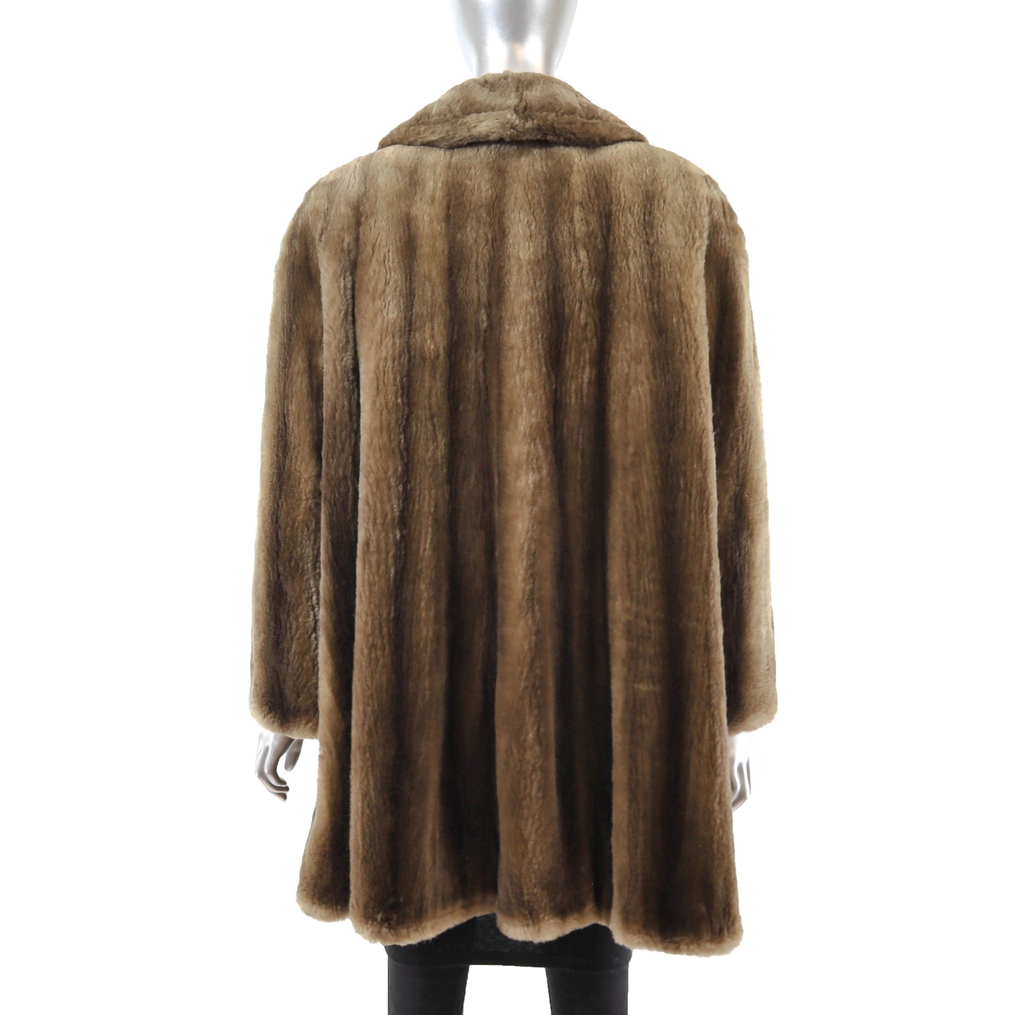 Sheared Nutria 3/4 Coat- Size XL