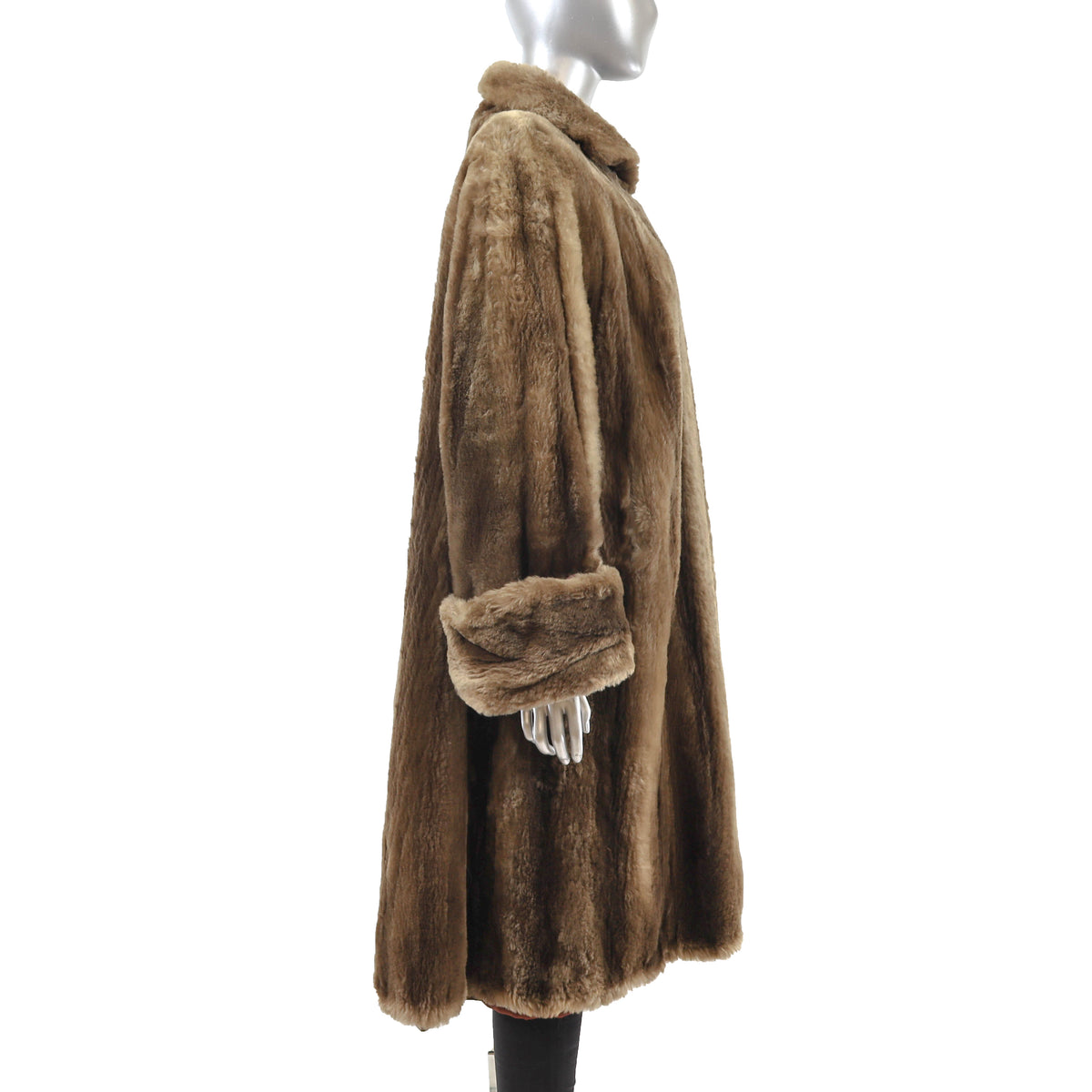 Sheared Nutria Coat- Size XL-XXL