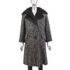 Nutria Lined 3/4 Coat- Size L
