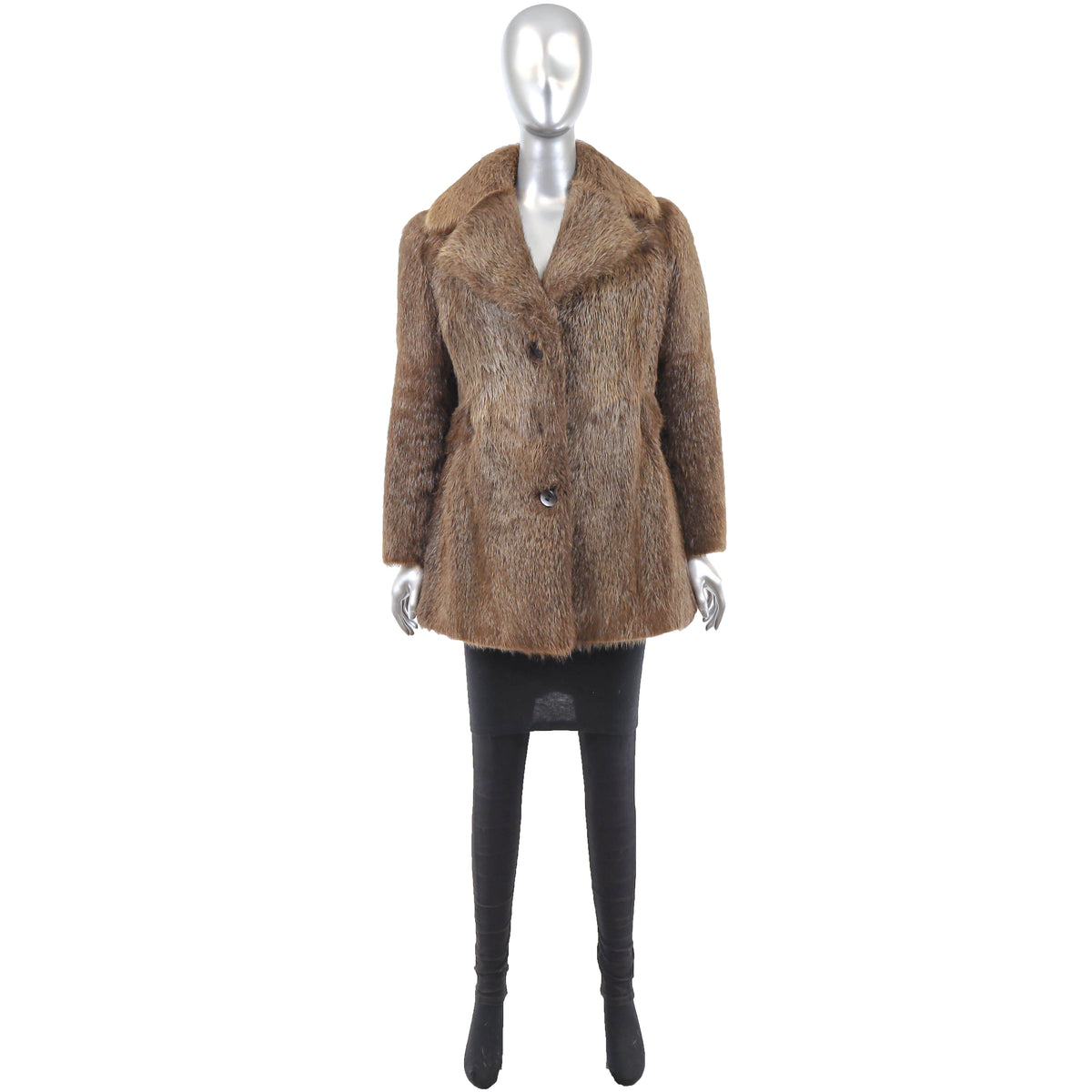 Brown Nutria Jacket- Size S
