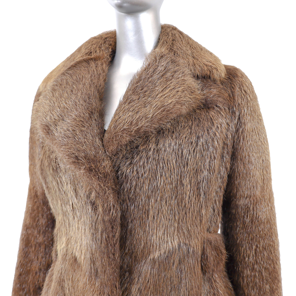 Brown Nutria Jacket- Size S