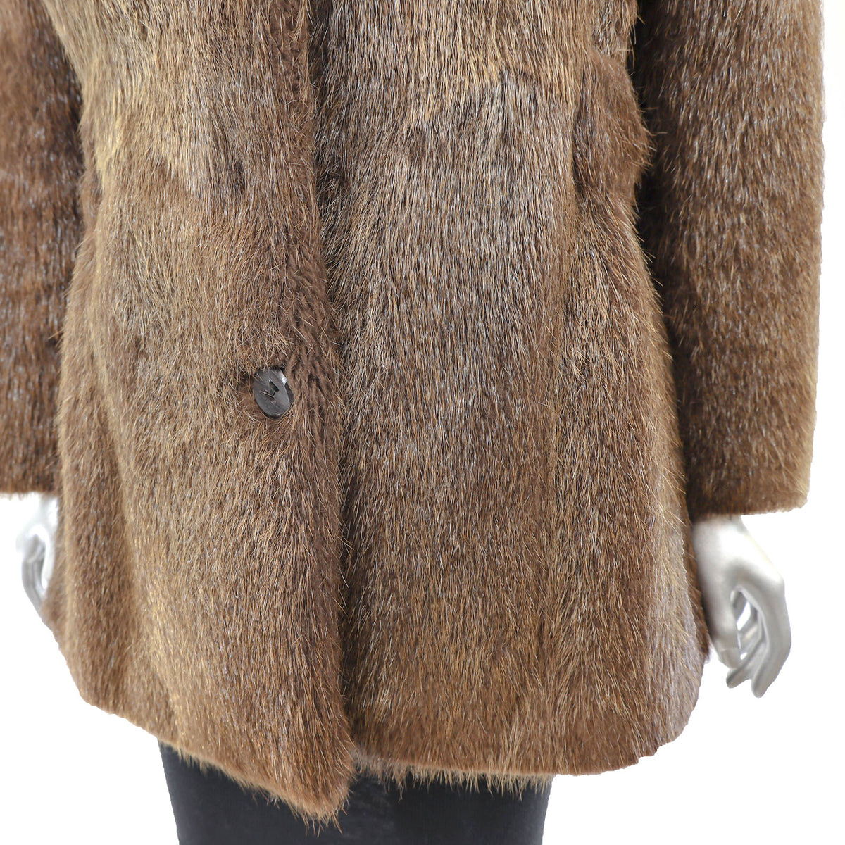 Brown Nutria Jacket- Size S