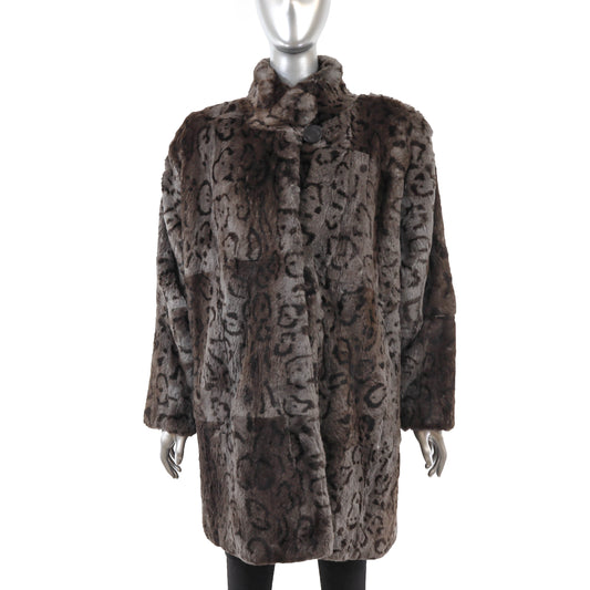 Rabbit 3/4 Coat- Size M-L