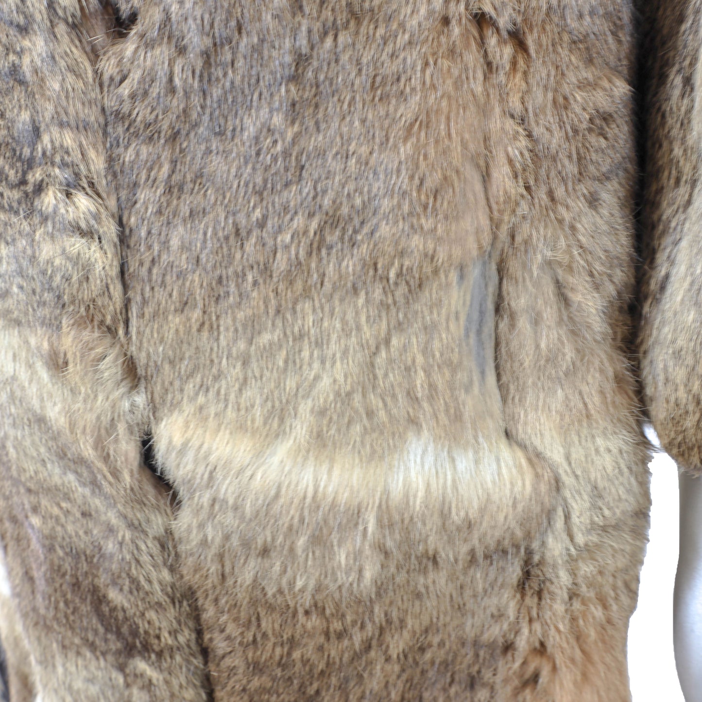Brown Rabbit Coat- Size S