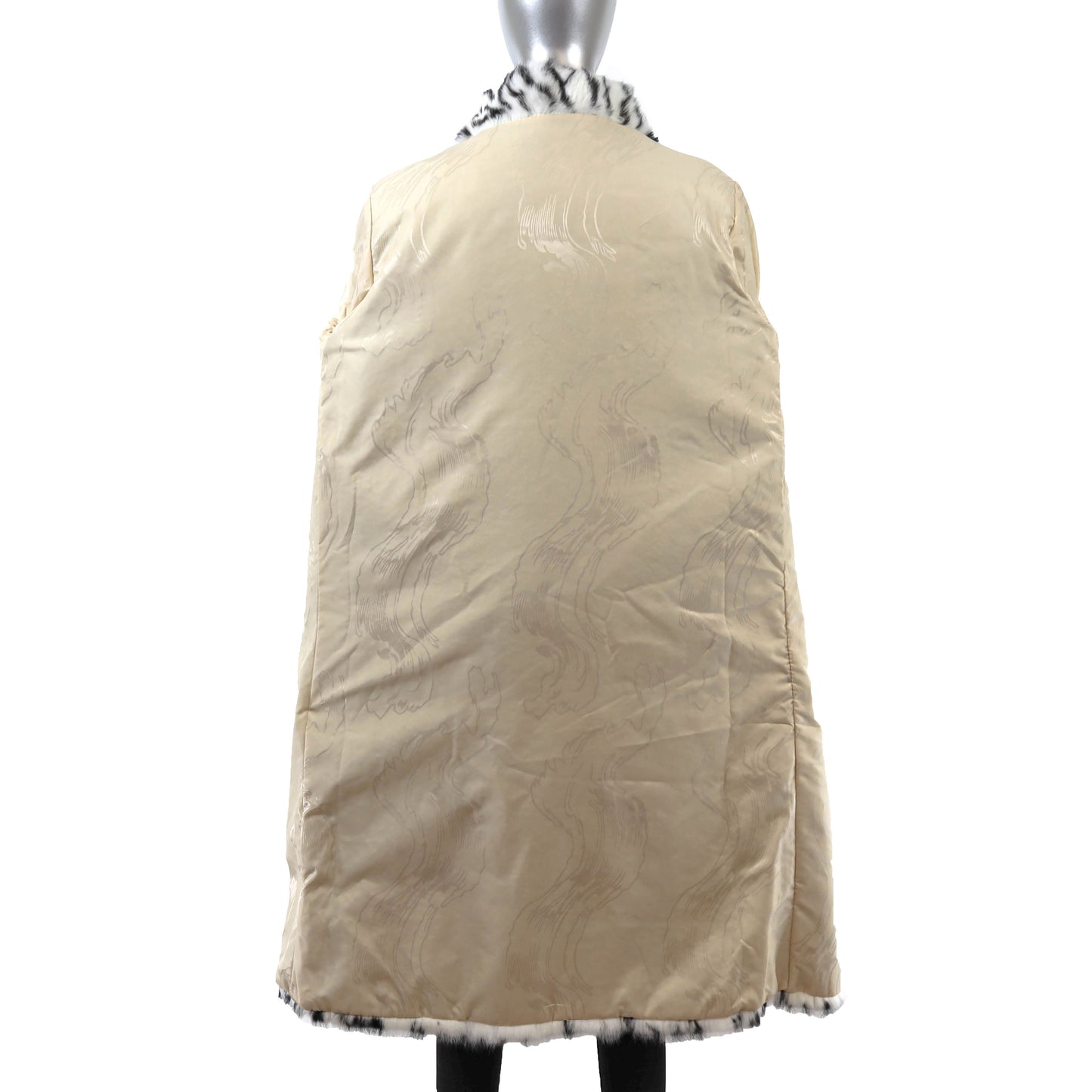Multicolor Rabbit Coat- Size M
