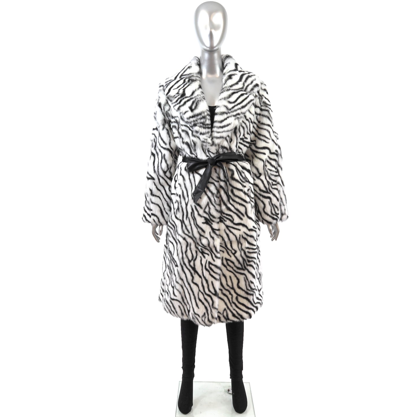 Multicolor Rabbit Coat- Size M
