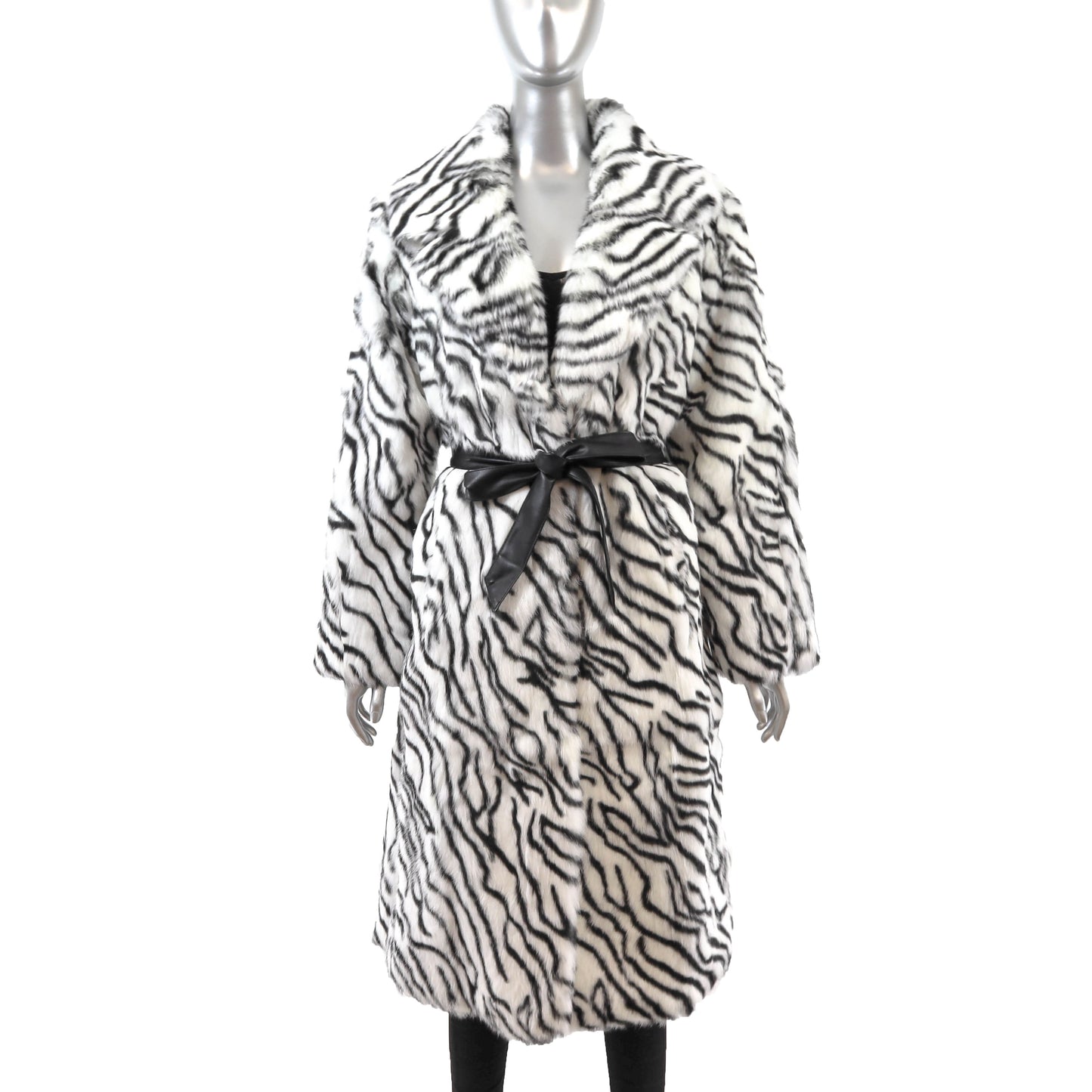 Multicolor Rabbit Coat- Size M