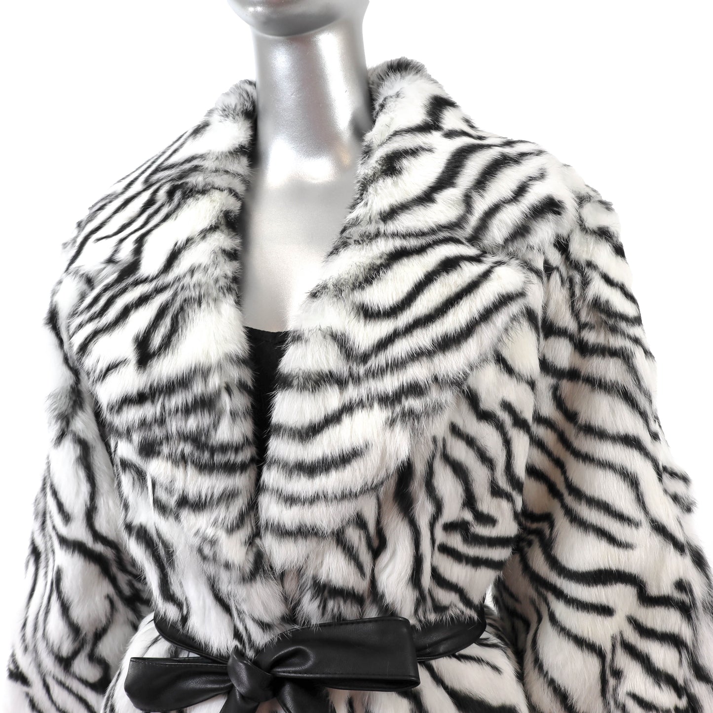 Multicolor Rabbit Coat- Size M