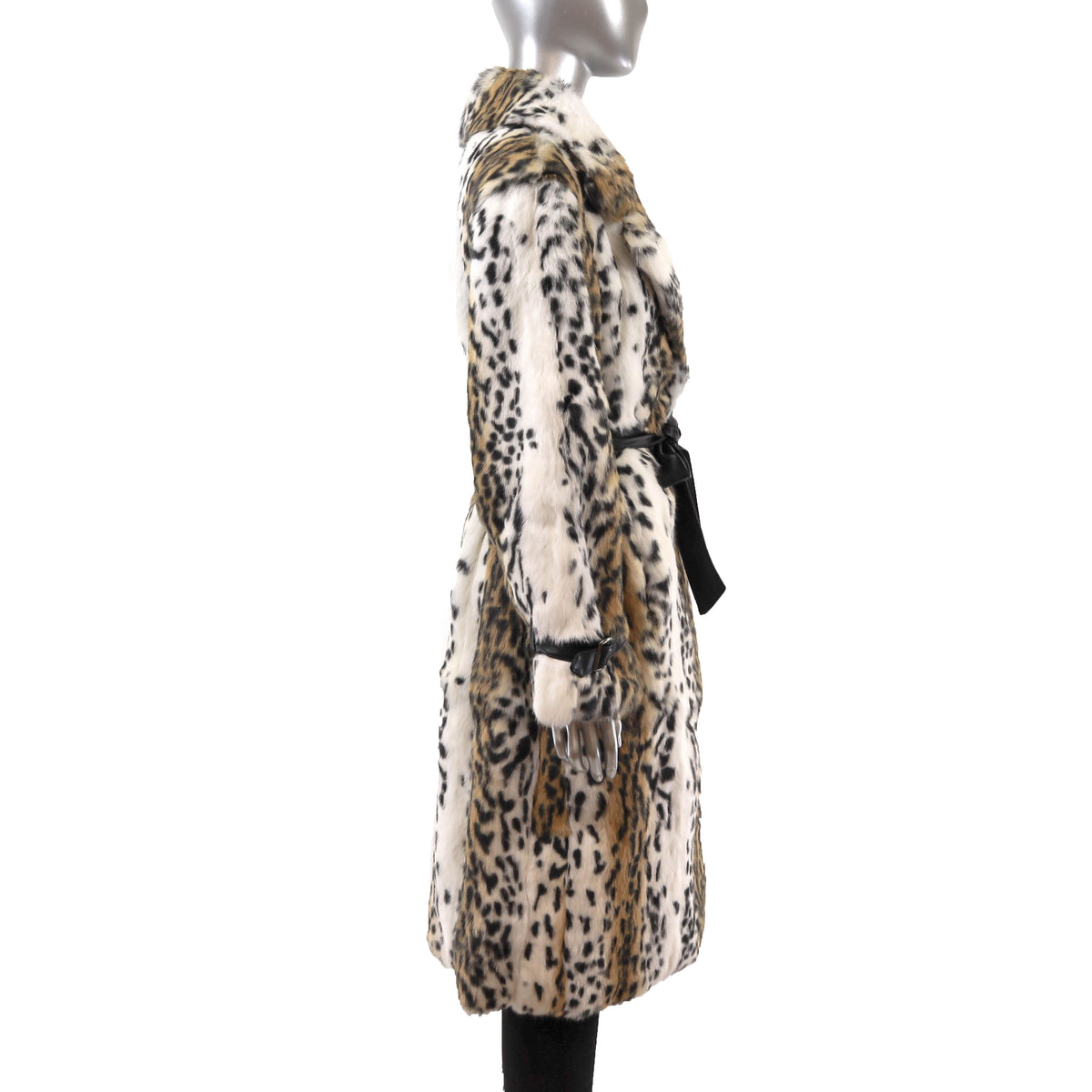 Animal Printed Rabbit Coat- Size M