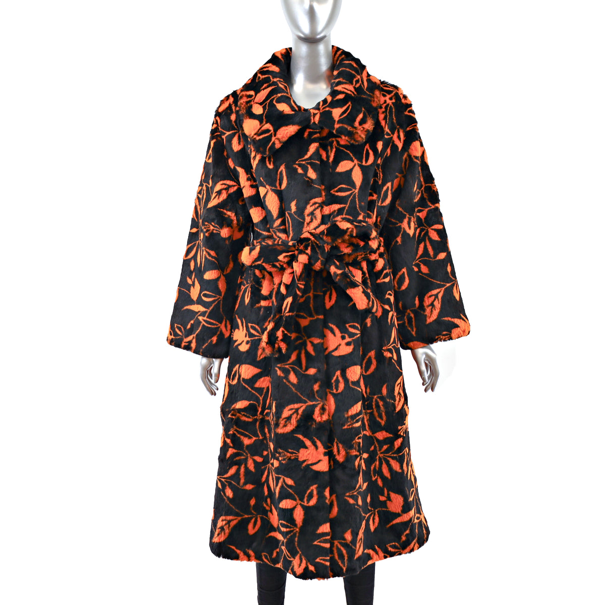 Multicolor Rabbit Coat- Size L