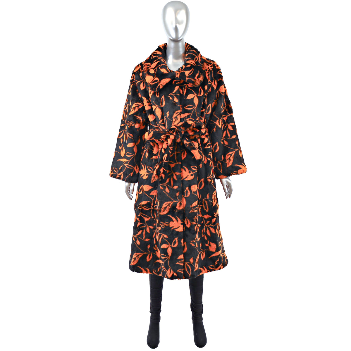 Multicolor Rabbit Coat- Size L