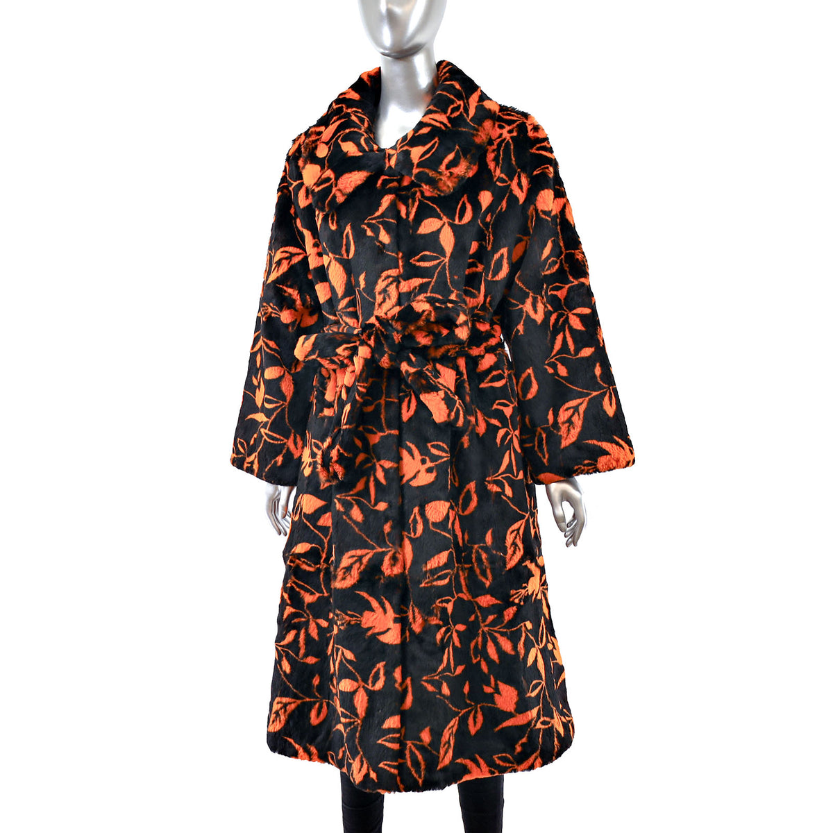 Multicolor Rabbit Coat- Size L