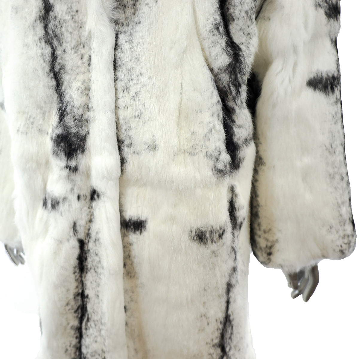 Multicolor Rabbit Coat- Size L