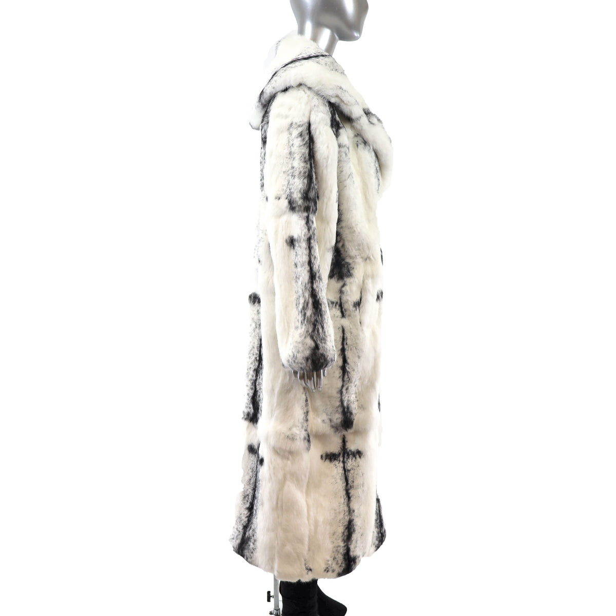 Multicolor Rabbit Coat- Size L