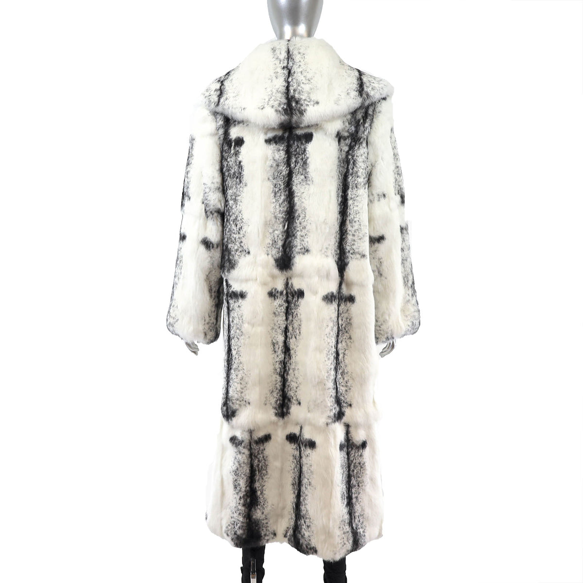 Multicolor Rabbit Coat- Size L