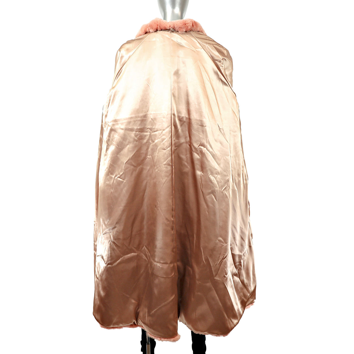Peach Rabbit Coat- Size XXL-XXXL
