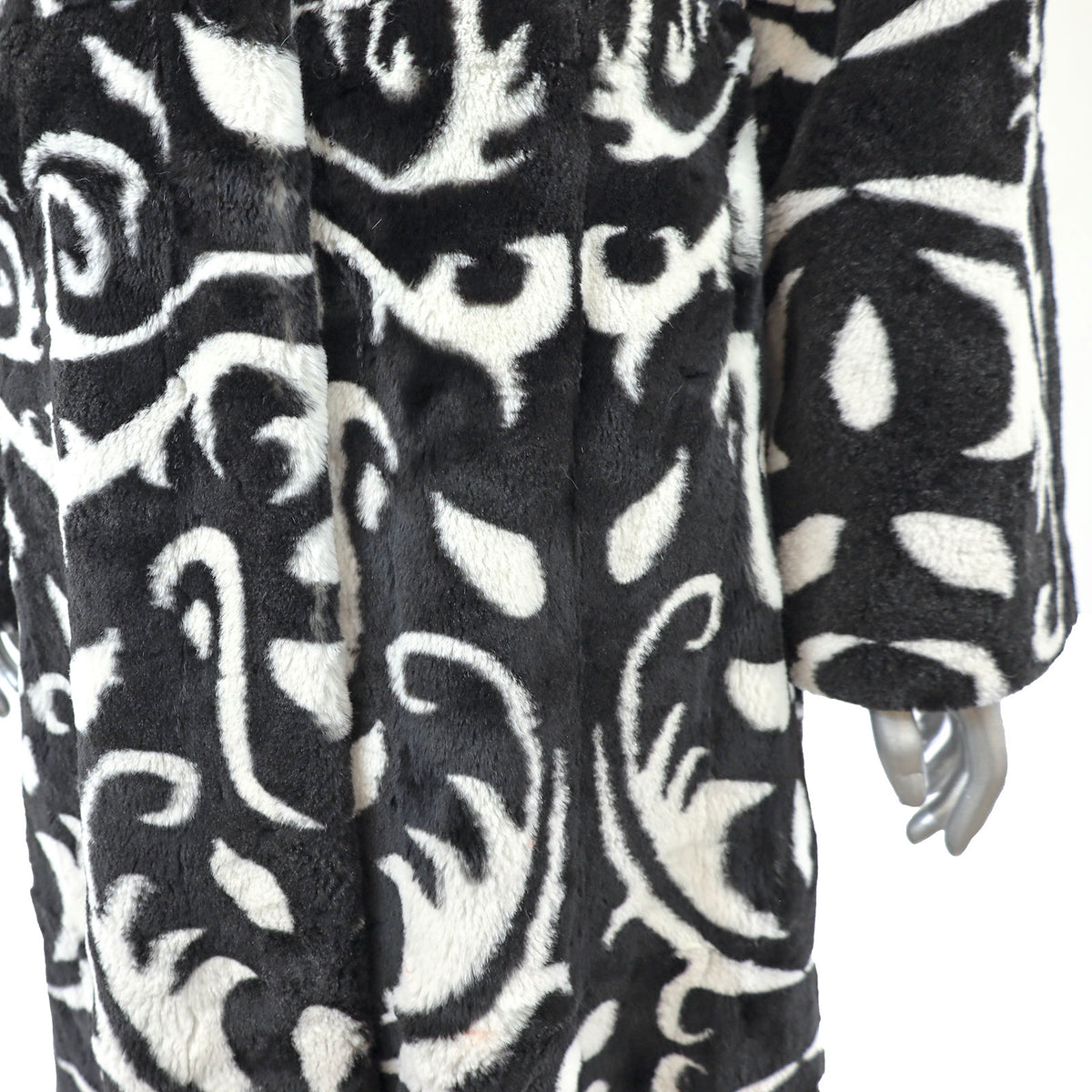 Multicolor Rabbit Coat- Size L