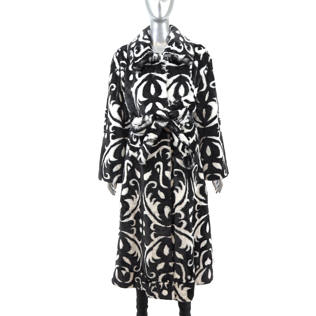 Multicolor Rabbit Coat- Size L