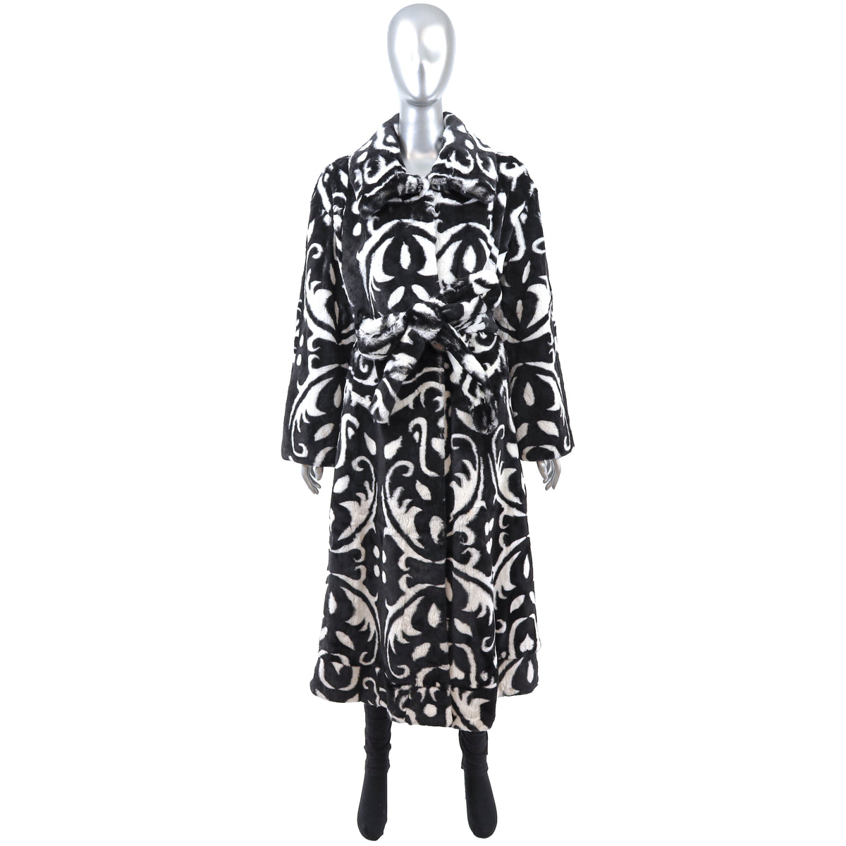 Multicolor Rabbit Coat- Size L