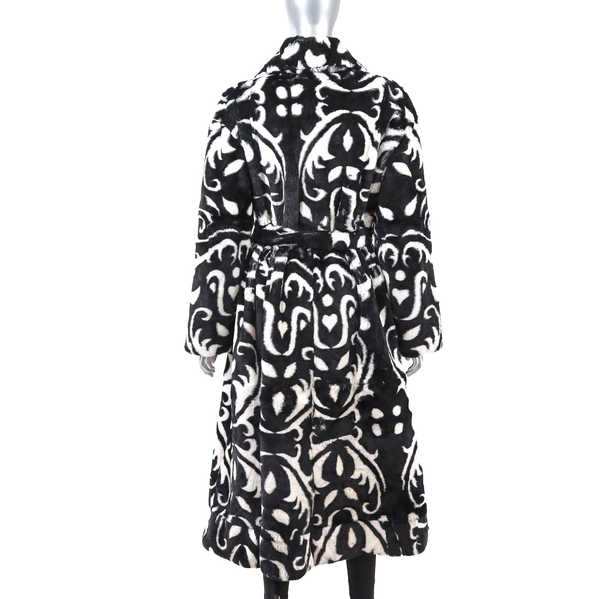 Multicolor Rabbit Coat- Size L