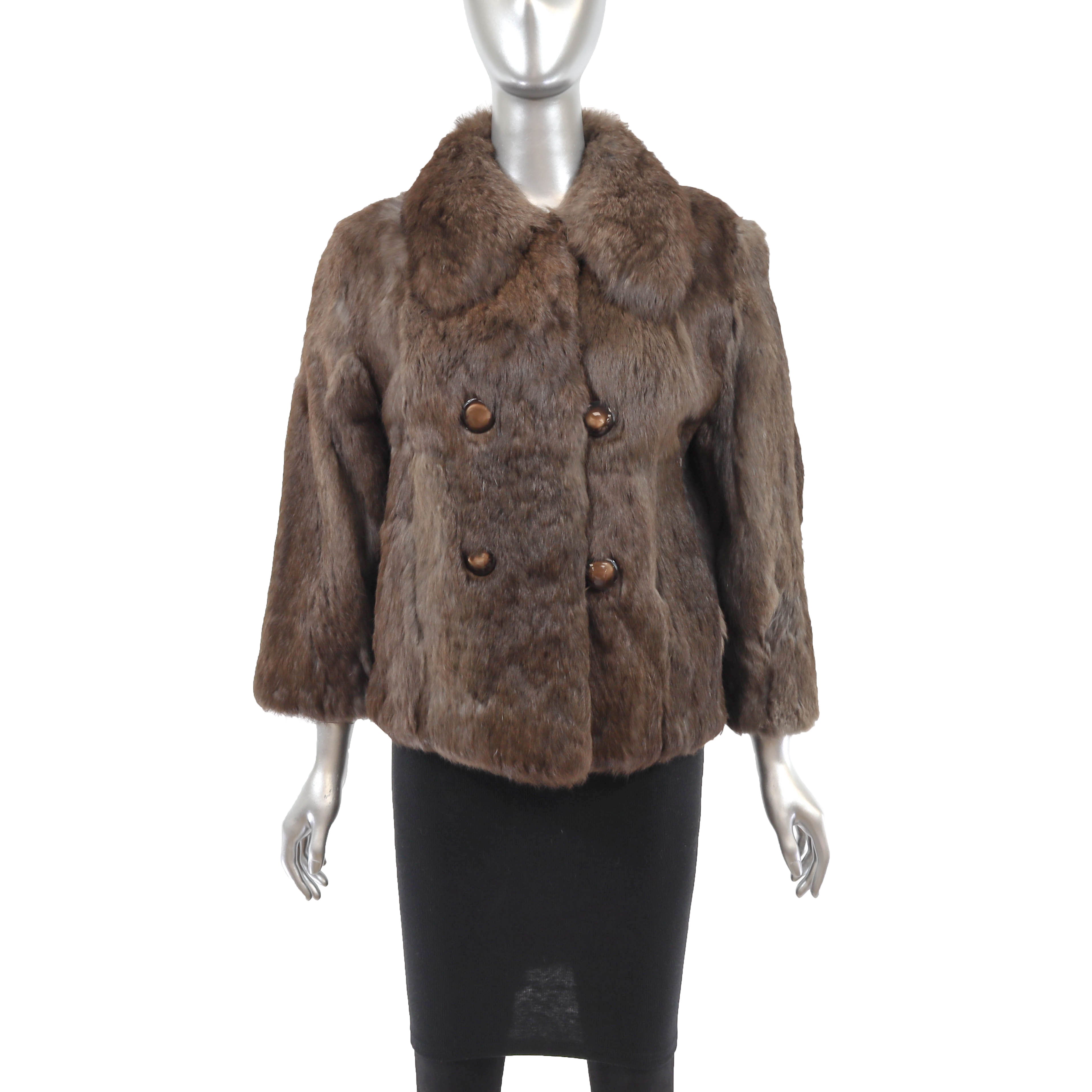Pure Rabbit Jacket Rabbit Jacket- Size M – VintageFurs