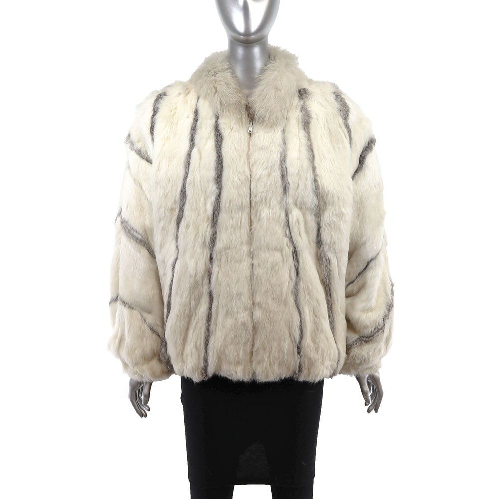 VTG Rabbit Fur Vest. Size Large