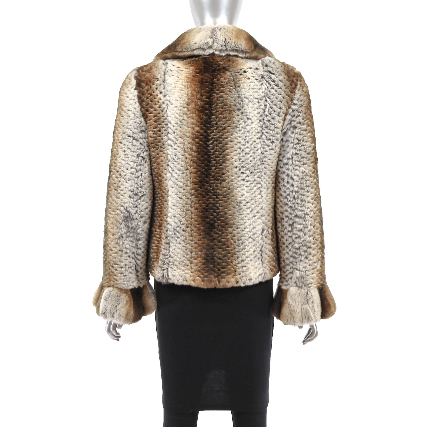 Rex Rabbit Jacket with Ruffles- Size S