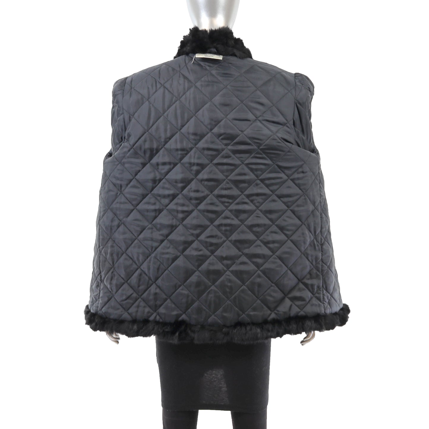 Black Section Rabbit Jacket- Size M