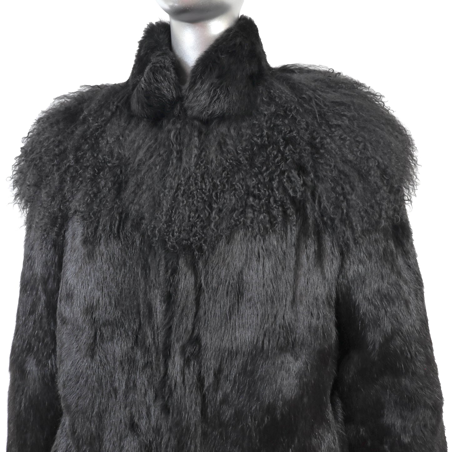 Black Rabbit and Lamb Jacket- Size M