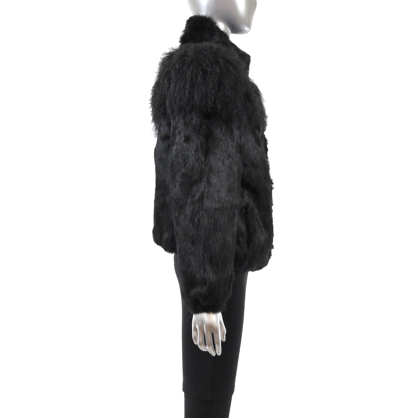 Black Rabbit and Lamb Jacket- Size M
